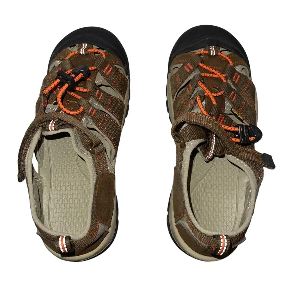 Keen Newport H2 Sandals Shoes Unisex 6 Boys Girls Brown Black Outdoors Camping